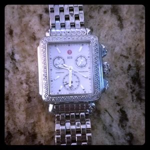 Authentic Michele Deco Diamond Watch